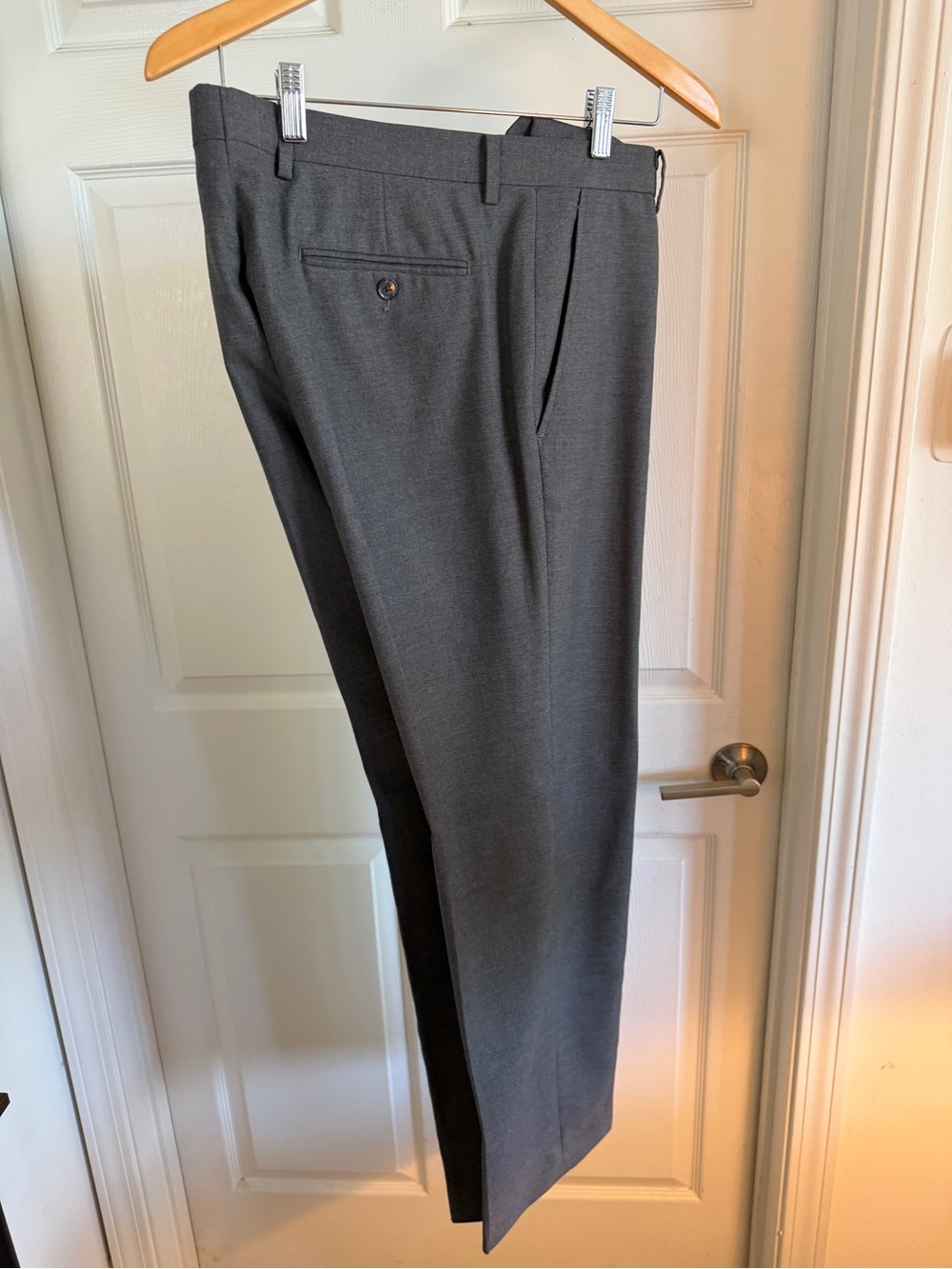 Alfani Men’s Slim Charcoal Dress Pants 34x32
